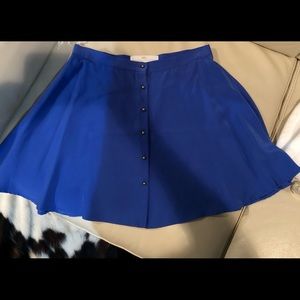 Amanda Uprichard Royal Blue Skirt Size S